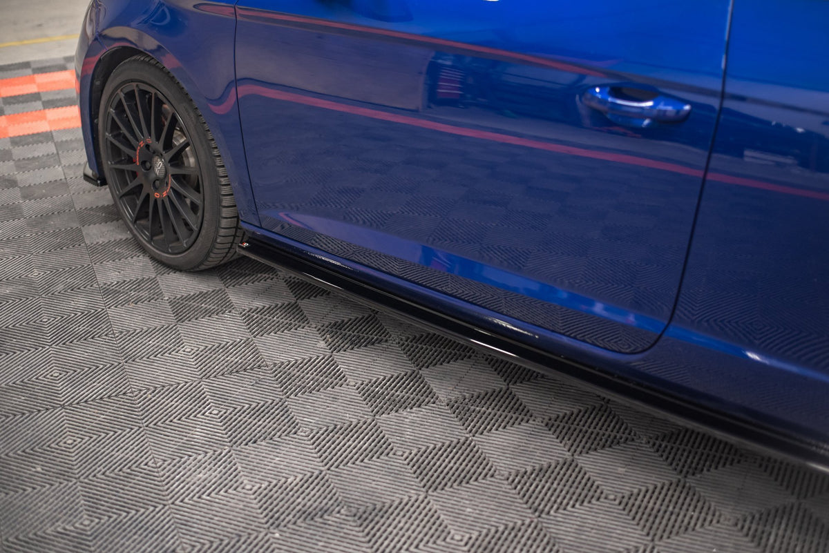 Street+ Seitenschweller Leisten passend für Seat Leon Cupra / FR SC Mk3 / Mk3 FL schwarz Hochglanz – Ansicht 5