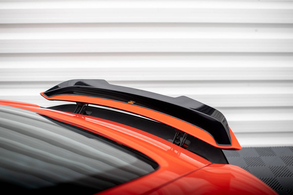 Heckspoiler Lippe Porsche 718 Cayman 982c schwarz Hochglanz – Ansicht 4
