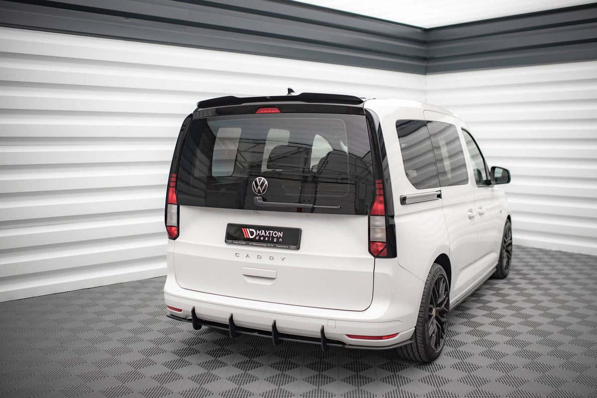 Heckspoiler Lippe VW Caddy Mk5 schwarz Hochglanz – Ansicht 3