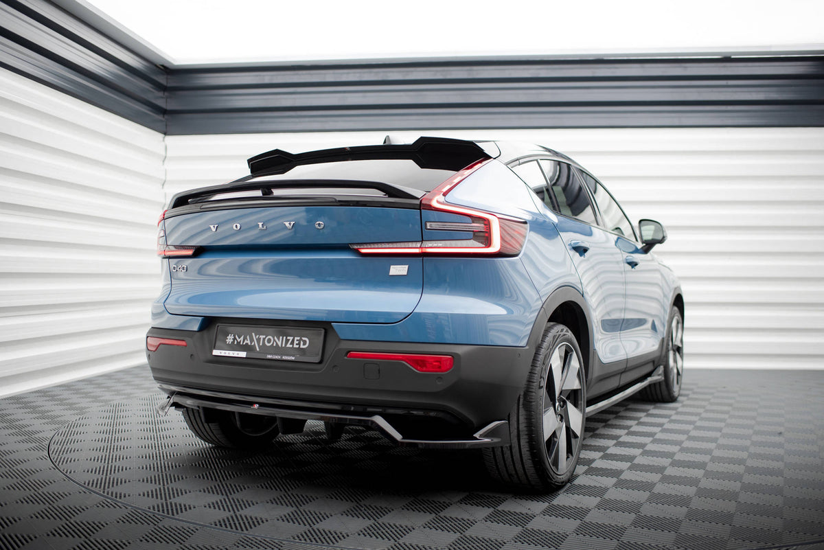Heckspoiler Lippe Volvo C40 Mk1 schwarz Hochglanz – Ansicht 4