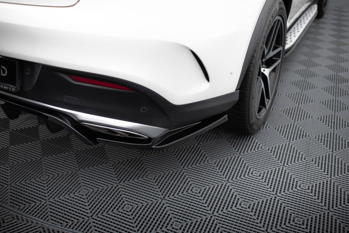 Street+ Mittlerer Diffusor RACE passend für Mercedes-AMG GLE 43 Coupe C292 schwarz Hochglanz – Ansicht 3