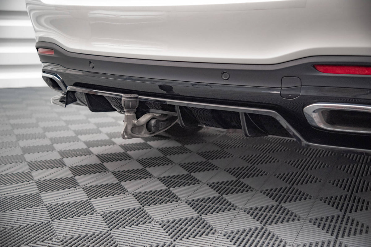 Street+ Mittlerer Diffusor RACE passend für V.1 Mercedes-Benz GLS AMG-Line X167 schwarz Hochglanz – Ansicht 4