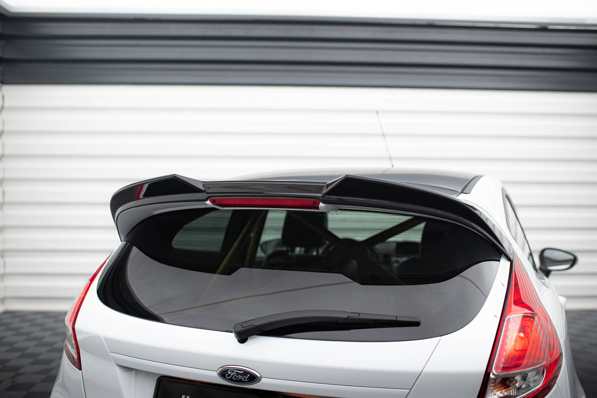 Heckspoiler Lippe 3D Ford Fiesta ST Mk7 Facelift schwarz Hochglanz – Ansicht 1