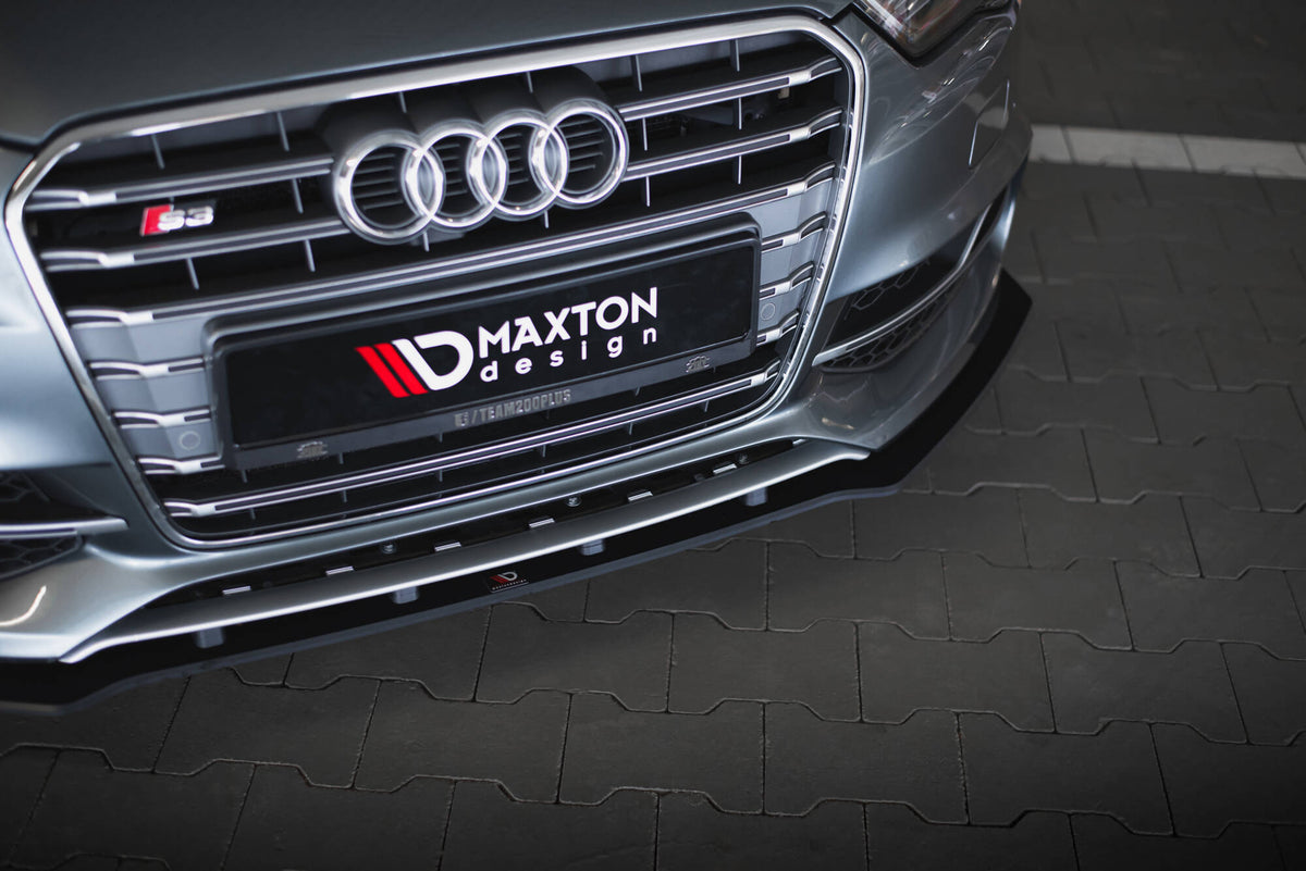 Street Pro Street+ Spoilerlippe Front Ansatz passend für Audi S3 / A3 S-Line Limousine 8V – Ansicht 4