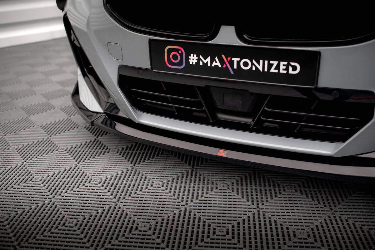 Street+ Spoilerlippe Front Ansatz V.3 passend für BMW 2 Coupe M-Paket / M240i G42 schwarz Hochglanz – Ansicht 3