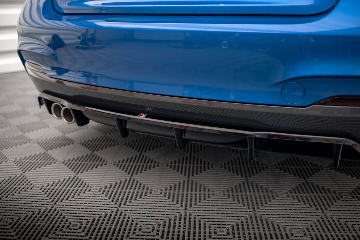 Street+ Mittlerer Diffusor RACE passend für BMW 2 M-Paket F22 schwarz Hochglanz – Ansicht 3