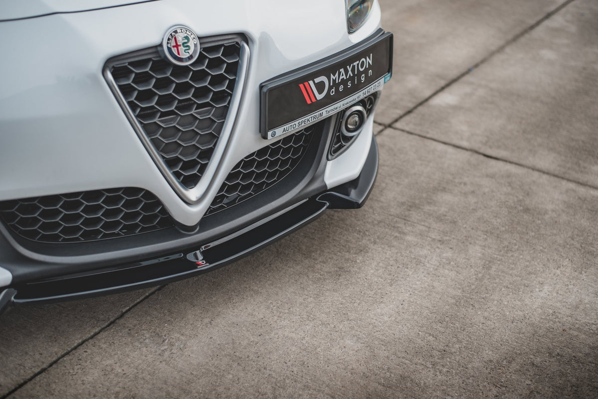 Street+ Spoilerlippe Front Ansatz V.3 passend für Alfa Romeo Giulietta  schwarz Hochglanz – Ansicht 4