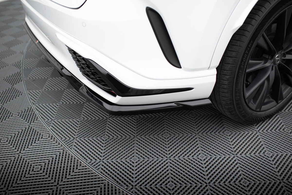 Street+ Mittlerer Diffusor RACE passend für Lexus RX F-Sport Mk5 schwarz Hochglanz – Ansicht 5