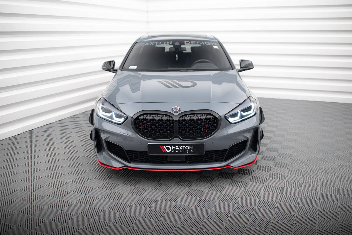 Street+ Spoilerlippe Front Ansatz V.4 passend für BMW 1er M-Paket/ M135i / 128ti F40 – Ansicht 1