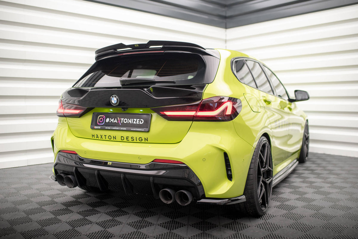 Heckscheiben Spoiler passend für BMW 1er M-Paket / M135i / 128ti F40 schwarz Hochglanz – Ansicht 3