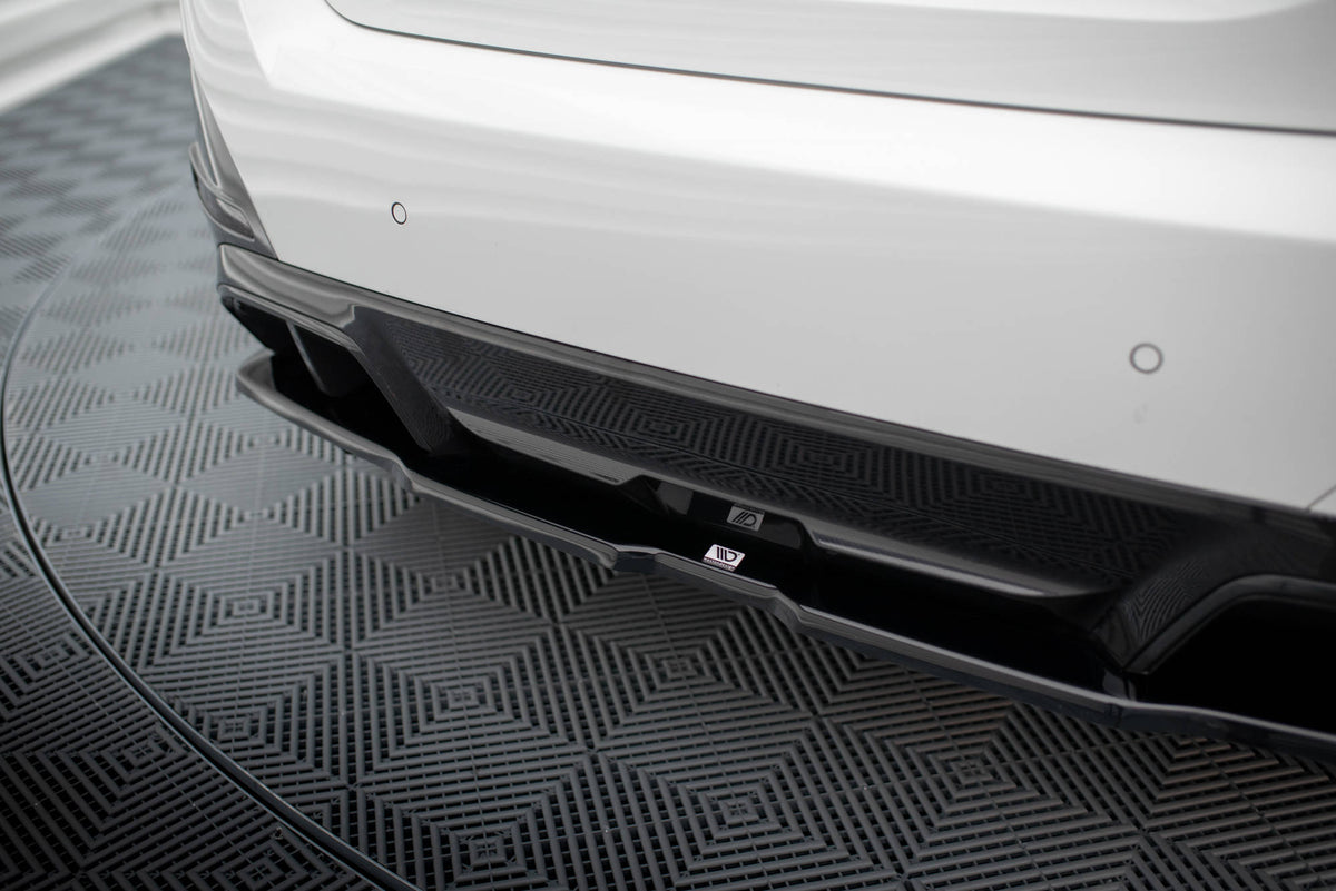Street+ Mittlerer Diffusor RACE V.2 passend für BMW i4 M-Paket G26 schwarz Hochglanz – Ansicht 3