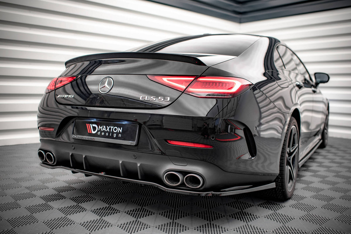 Street+ Mittlerer Diffusor RACE passend für Mercedes-AMG CLS 53 C257 schwarz Hochglanz – Ansicht 3