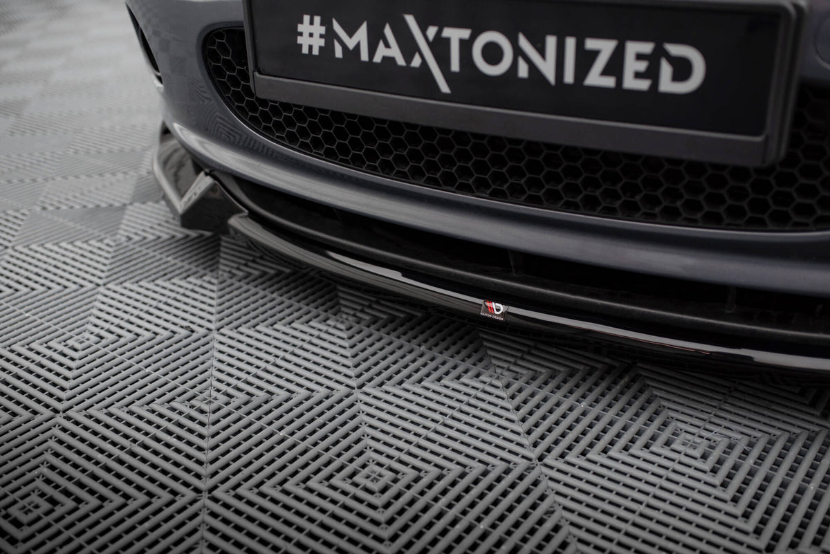 Street+ Spoilerlippe Front Ansatz V.2 passend für Mazda MX5 NC (Mk3) schwarz Hochglanz – Ansicht 4