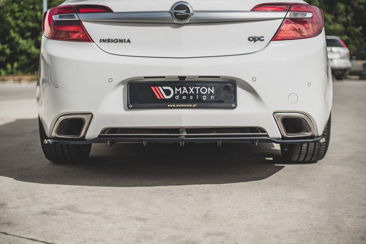 Street+ Mittlerer Diffusor RACE passend für Opel Insignia Mk. 1 OPC Facelift schwarz Hochglanz – Ansicht 4