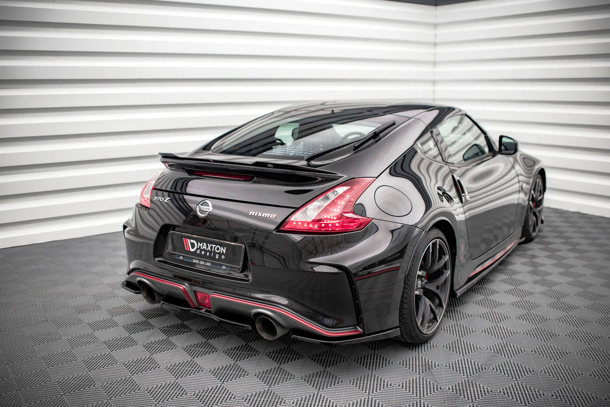 Heckansatz Nissan 370Z Nismo Facelift schwarz Hochglanz – Ansicht 1
