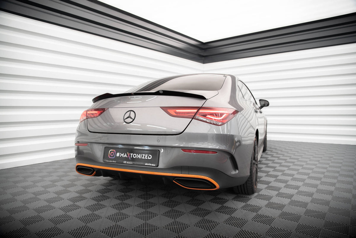 Heckspoiler Lippe V.1 Mercedes-Benz CLA Coupe C118 schwarz Hochglanz – Ansicht 1