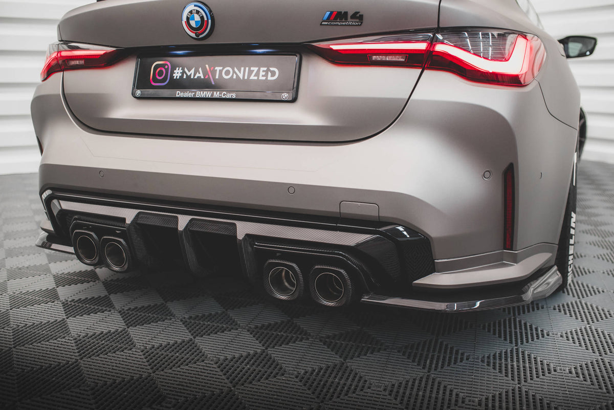 Set of Carbon Fiber Splitters BMW M4 G82 schwarz matt – Ansicht 11