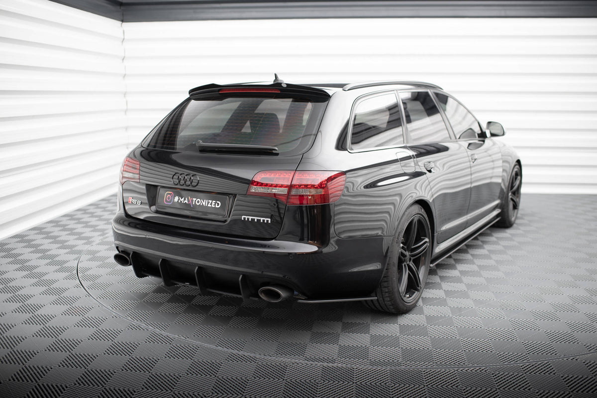Street Pro Heck Ansatz Flaps Diffusor passend für Audi RS6 Avant C6 – Ansicht 3