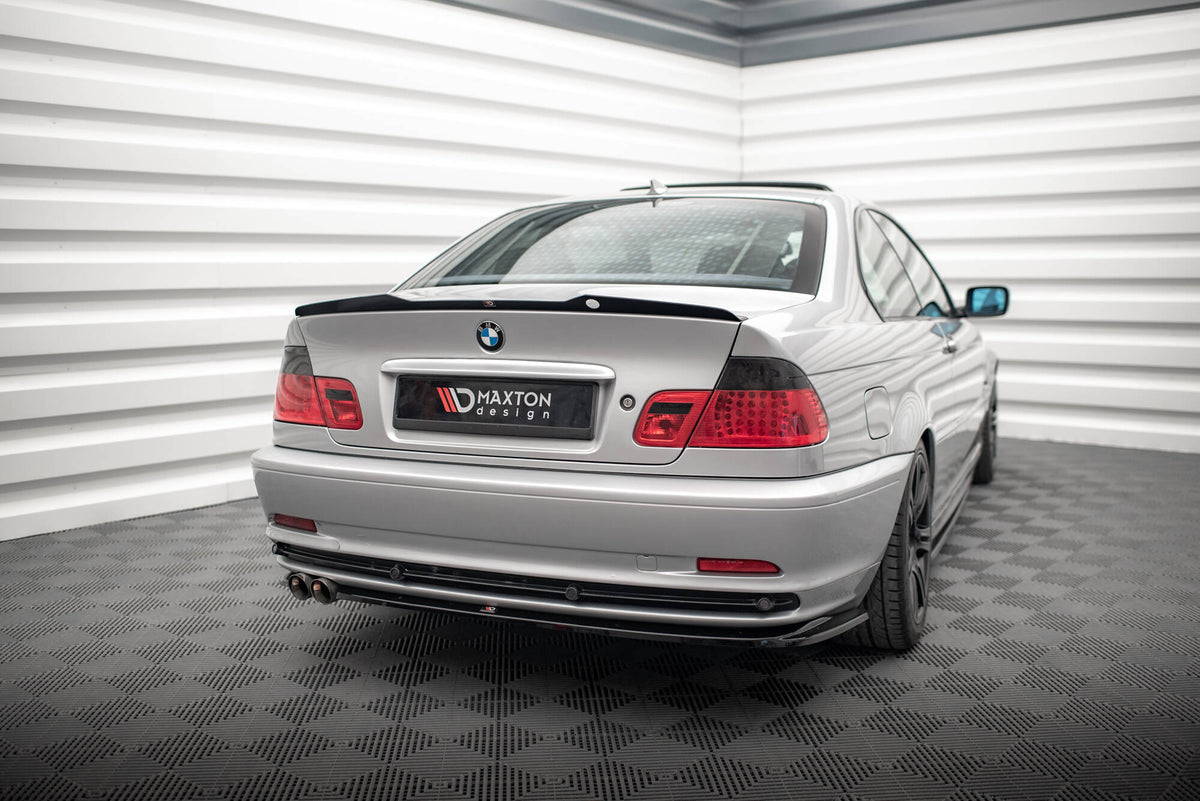 Heckspoiler Lippe V.2 BMW 3er Coupe E46 schwarz Hochglanz – Ansicht 1