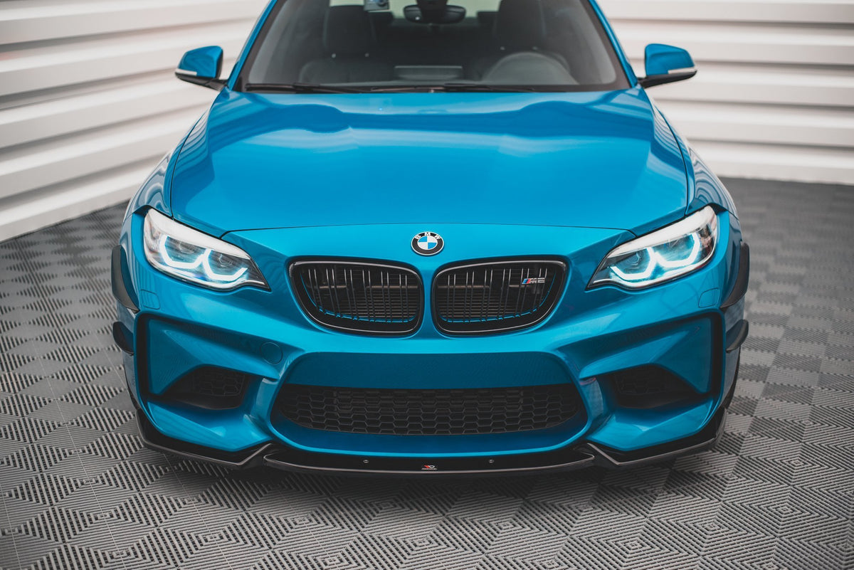 Stoßstangen Flaps Wings vorne Canards passend für BMW M2 F87 – Ansicht 4