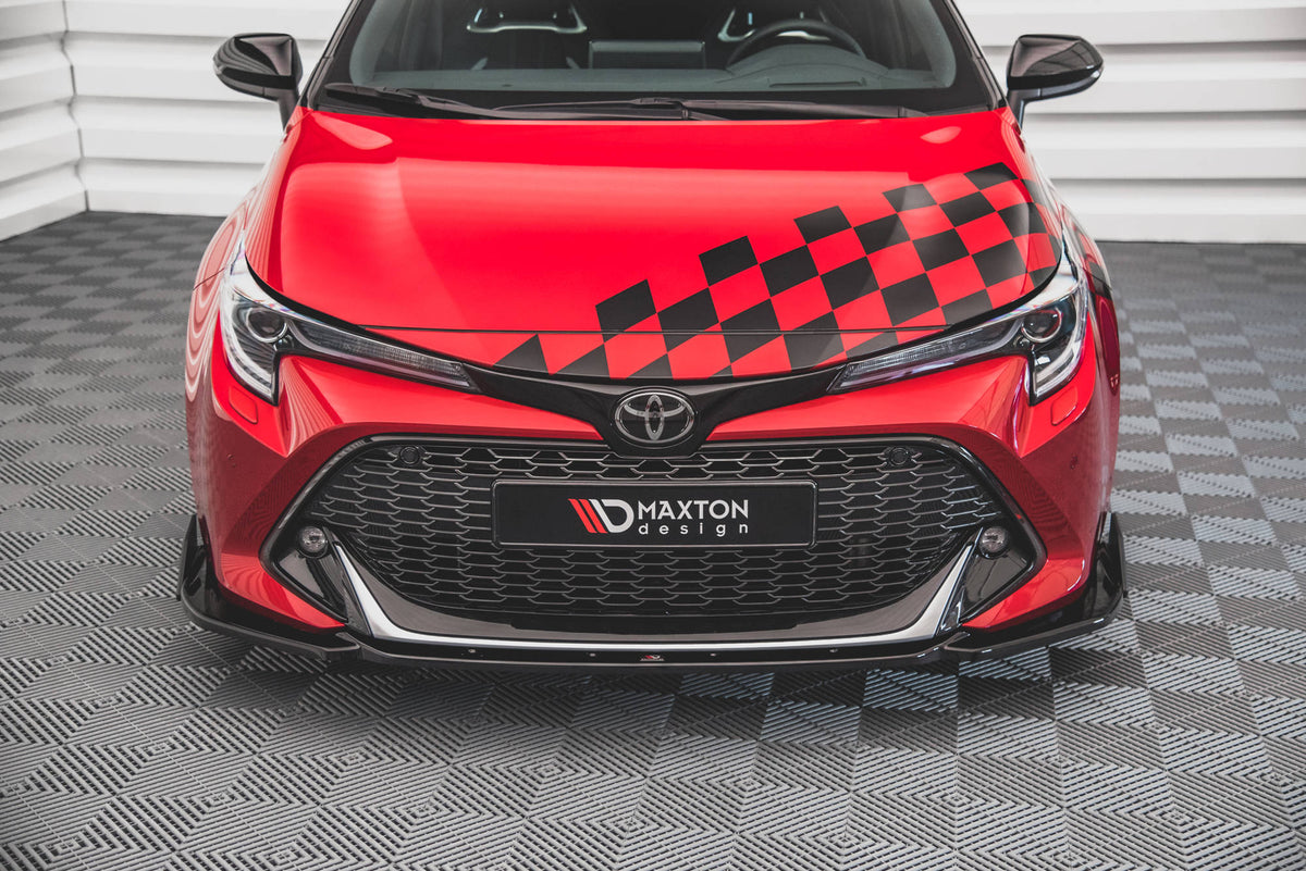 Street+ Spoilerlippe Front Ansatz V.1 + Flaps passend für Toyota Corolla GR Sport XII – Ansicht 1
