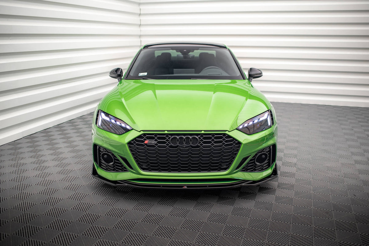 Street+ Spoilerlippe Front Ansatz V.1 + Flaps passend für Audi RS5 F5 Facelift – Ansicht 1