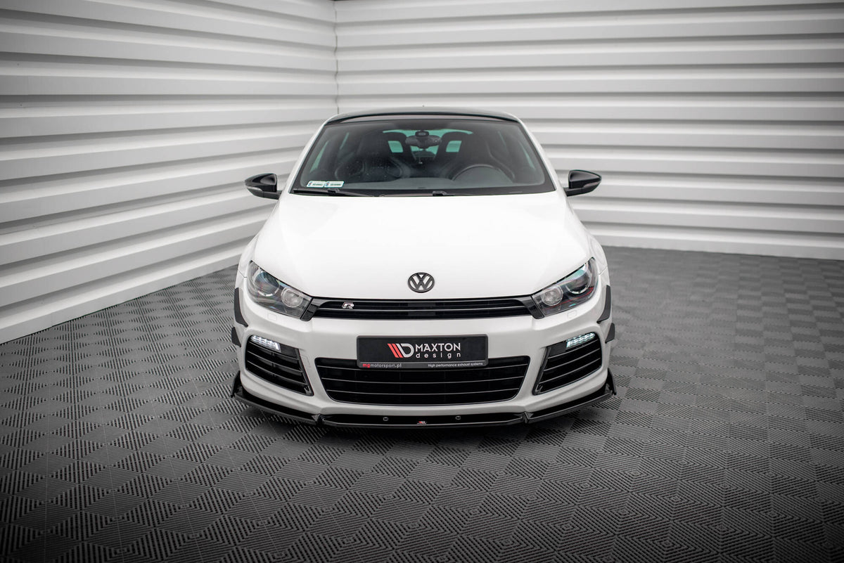Street+ Spoilerlippe Front Ansatz V.3 + Flaps passend für VW Scirocco R Mk3 – Ansicht 1