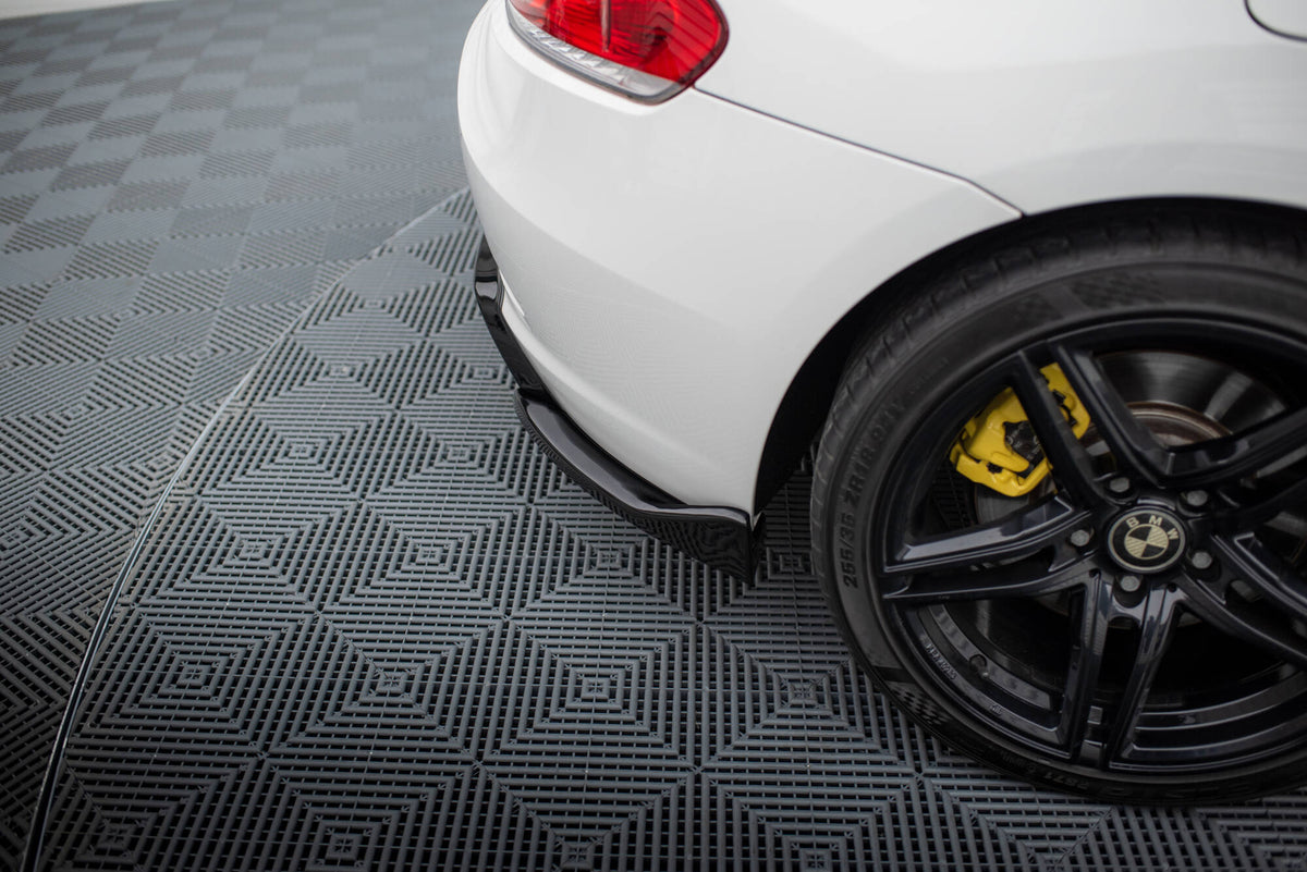 Heck Ansatz Flaps Diffusor passend für BMW Z4 E89 schwarz Hochglanz – Ansicht 4