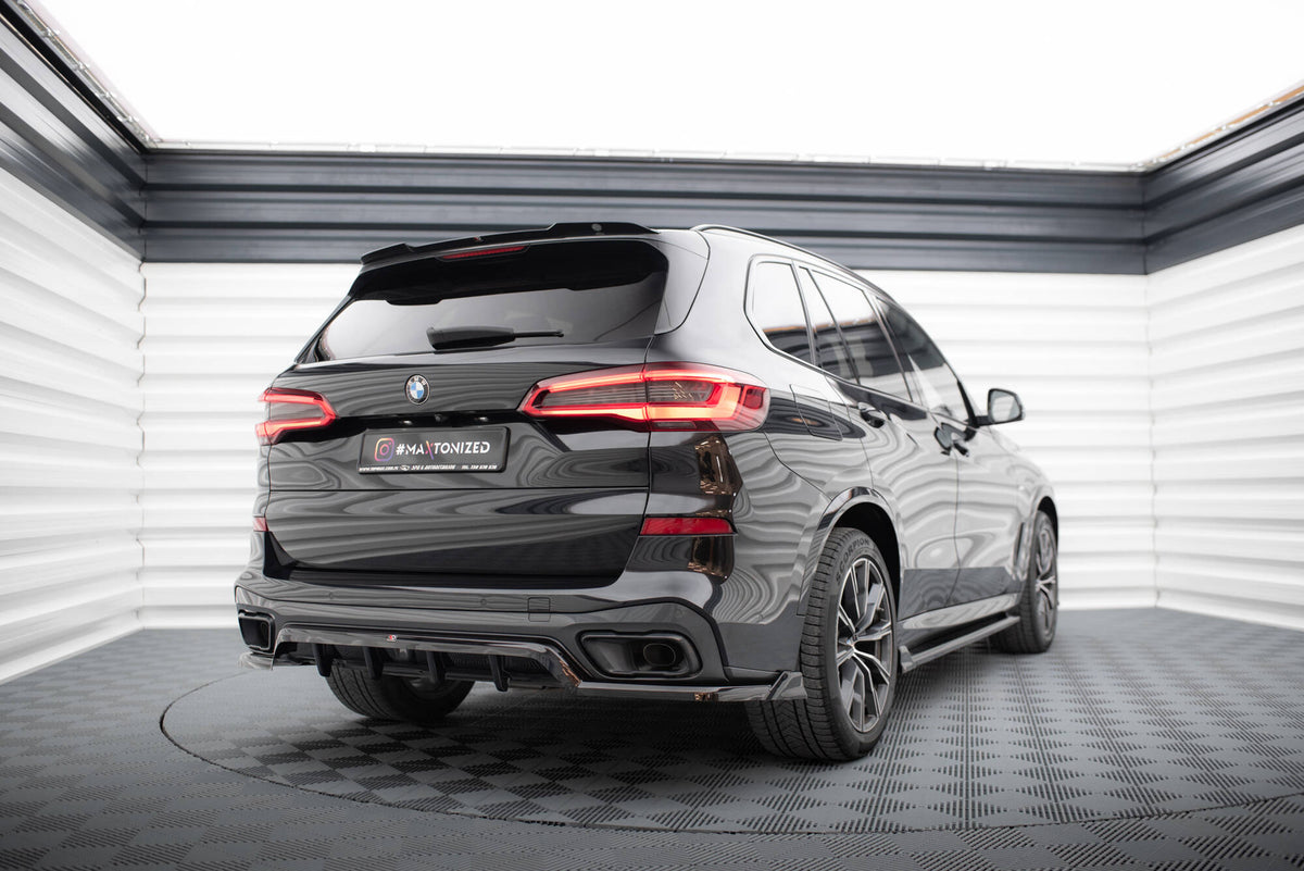 Street+ Mittlerer Diffusor RACE passend für BMW X5 M-Paket G05 schwarz Hochglanz – Ansicht 3