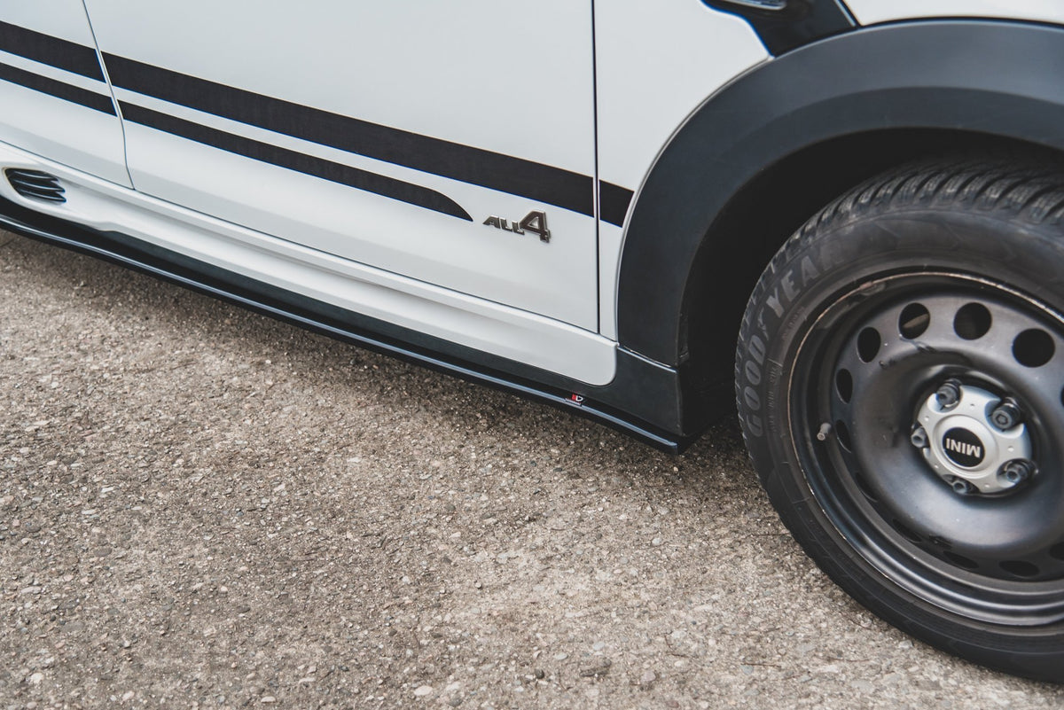 Street+ Seitenschweller Leisten passend für Mini Countryman Mk1 JCW  schwarz Hochglanz – Ansicht 5