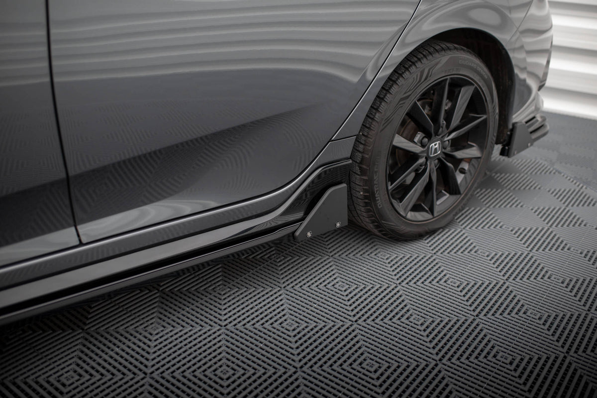 Street+ Seitenschweller Leisten + Flaps passend für Honda Civic Sport Mk 10 – Ansicht 3