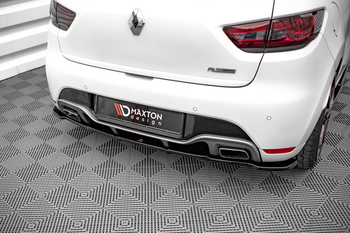 Street+ Mittlerer Diffusor RACE passend für Renault Clio RS Mk4 schwarz Hochglanz – Ansicht 3