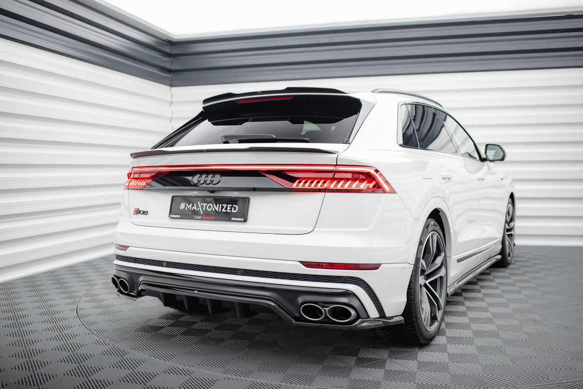 Street+ Mittlerer Diffusor RACE passend für Audi SQ8 Mk1 schwarz Hochglanz – Ansicht 9