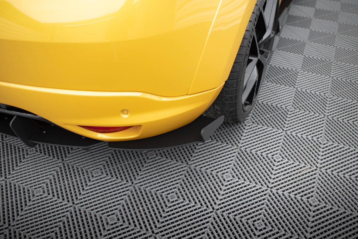 Heck Ansatz Flaps Diffusor passend für RENAULT MEGANE MK3 RS – Ansicht 2