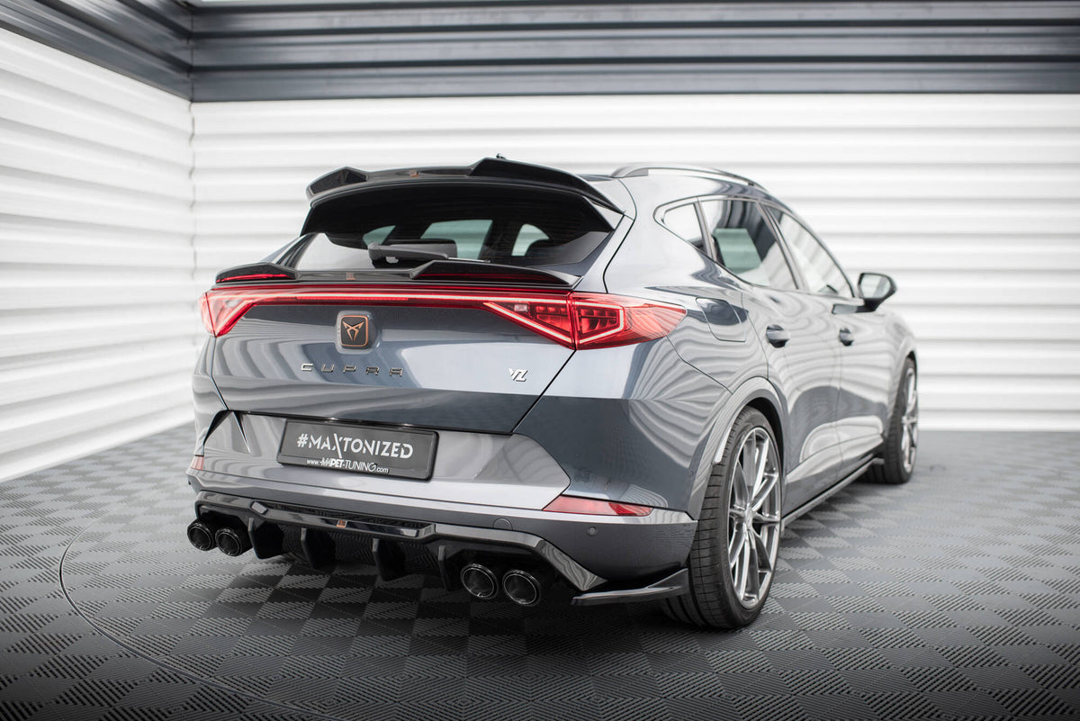 Diffusor Heck Ansatz V.3 passend für + Endrohre passend für Cupra Formentor VZ Mk1 / Mk1 Facelift – Ansicht 5