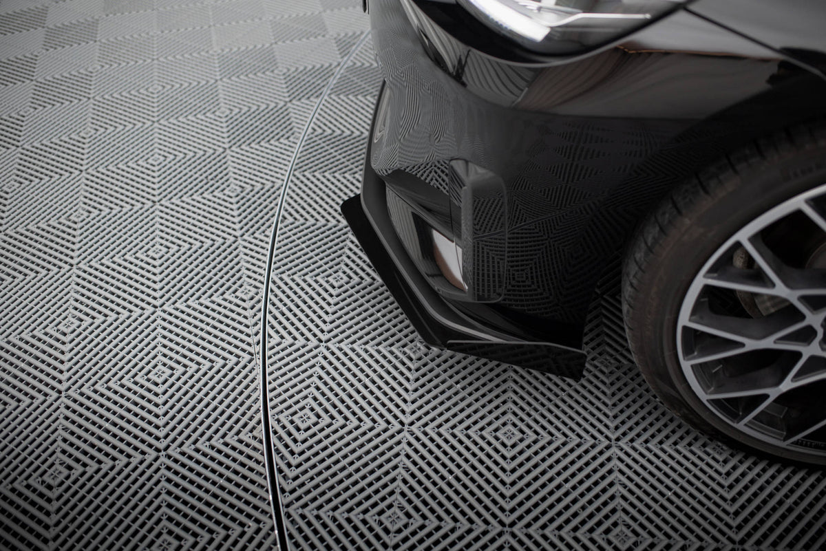 Front Stoßstange Flaps passend für BMW 2 Coupe G42 schwarz Hochglanz – Ansicht 4