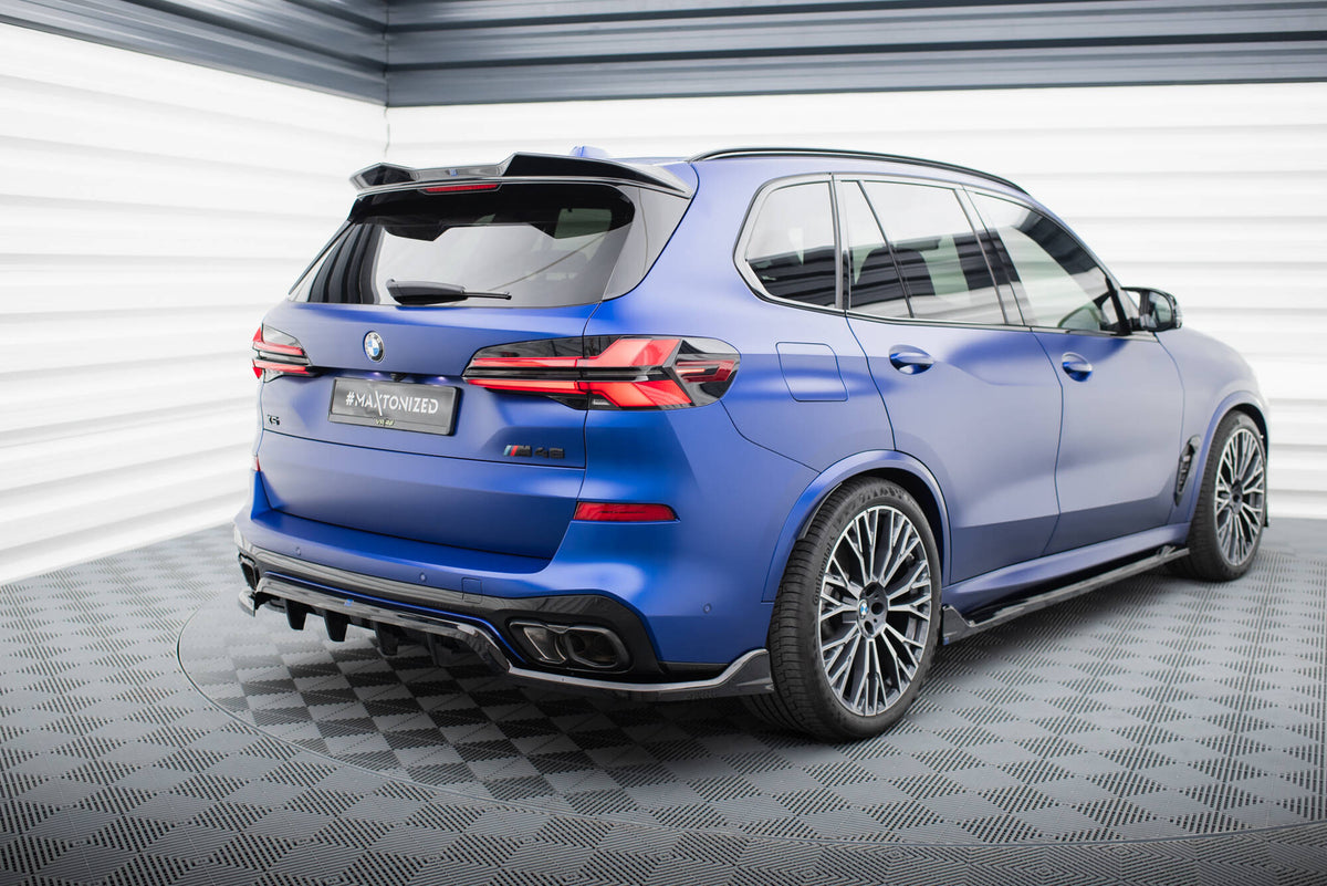 Street+ Mittlerer Diffusor RACE V.2 passend für BMW X5 M-Paket G05 Facelift schwarz Hochglanz – Ansicht 1