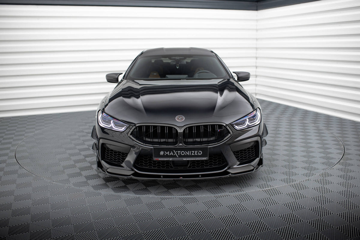 Street+ Spoilerlippe Front Ansatz V.1 + Flaps passend für BMW M8  Gran Coupe F93 / Coupe F92 – Ansicht 1