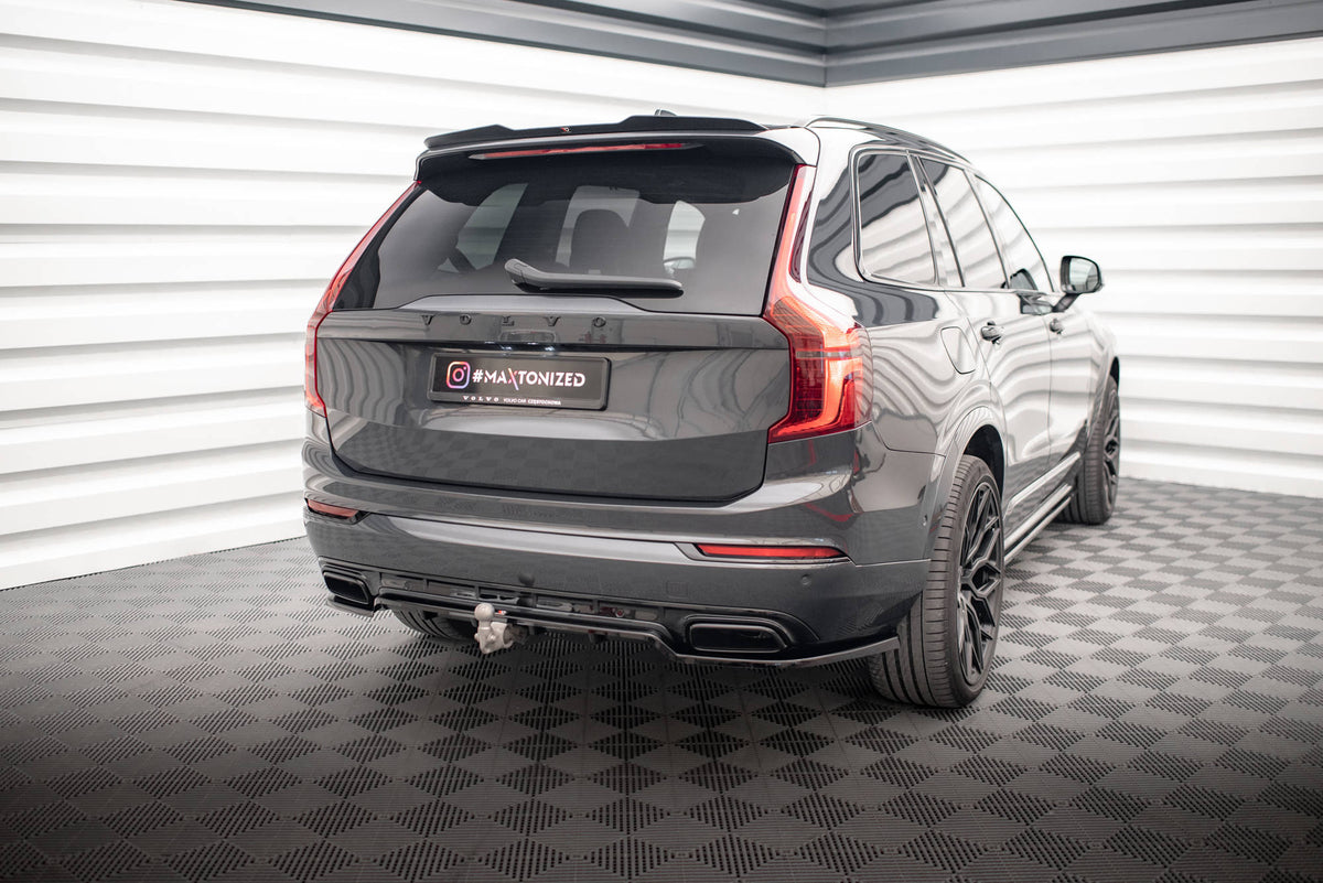 Street+ Mittlerer Diffusor RACE passend für Volvo XC90 R-Design Mk2 / Mk2 Facelift schwarz Hochglanz – Ansicht 6