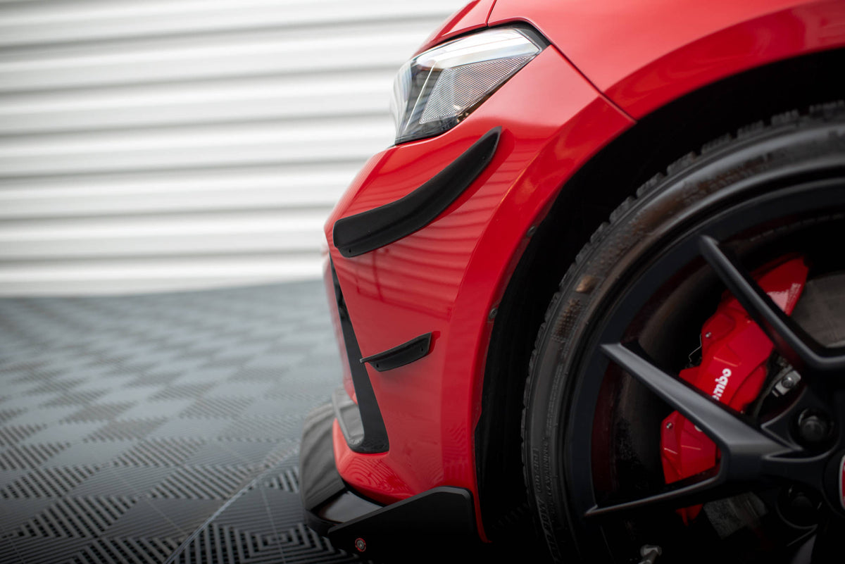 Stoßstangen Flaps Wings vorne Canards passend für Honda Civic Type-R Mk 11 – Ansicht 5