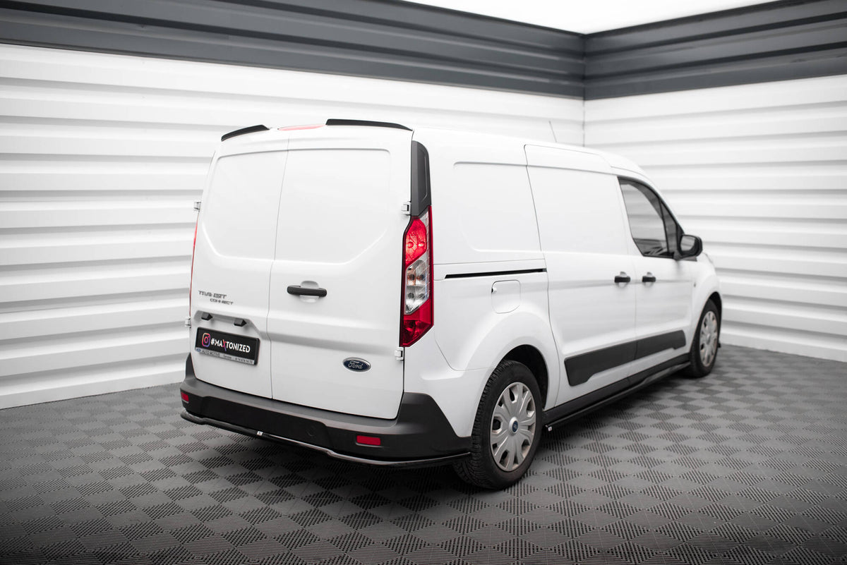 Heckspoiler Lippe Ford Transit Connect Mk2 Facelift schwarz Hochglanz – Ansicht 1