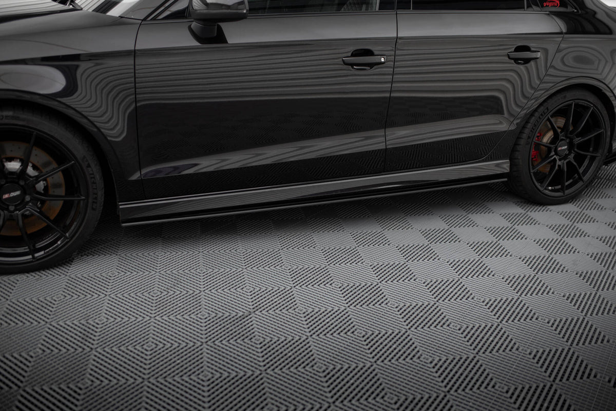 Street Pro Street+ Seitenschweller Leisten passend für Audi RS3 Limousine 8V Facelift – Ansicht 1