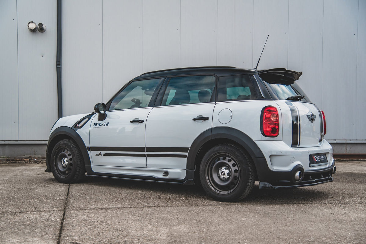 Street+ Seitenschweller Leisten passend für Mini Countryman Mk1 JCW  schwarz Hochglanz – Ansicht 1
