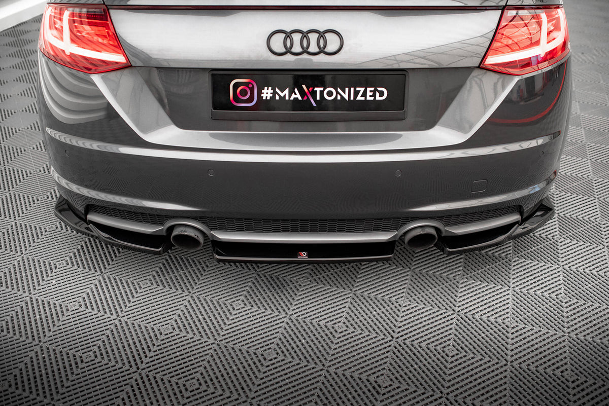 Heckansatz Audi TT S-Line 8S schwarz Hochglanz – Ansicht 3