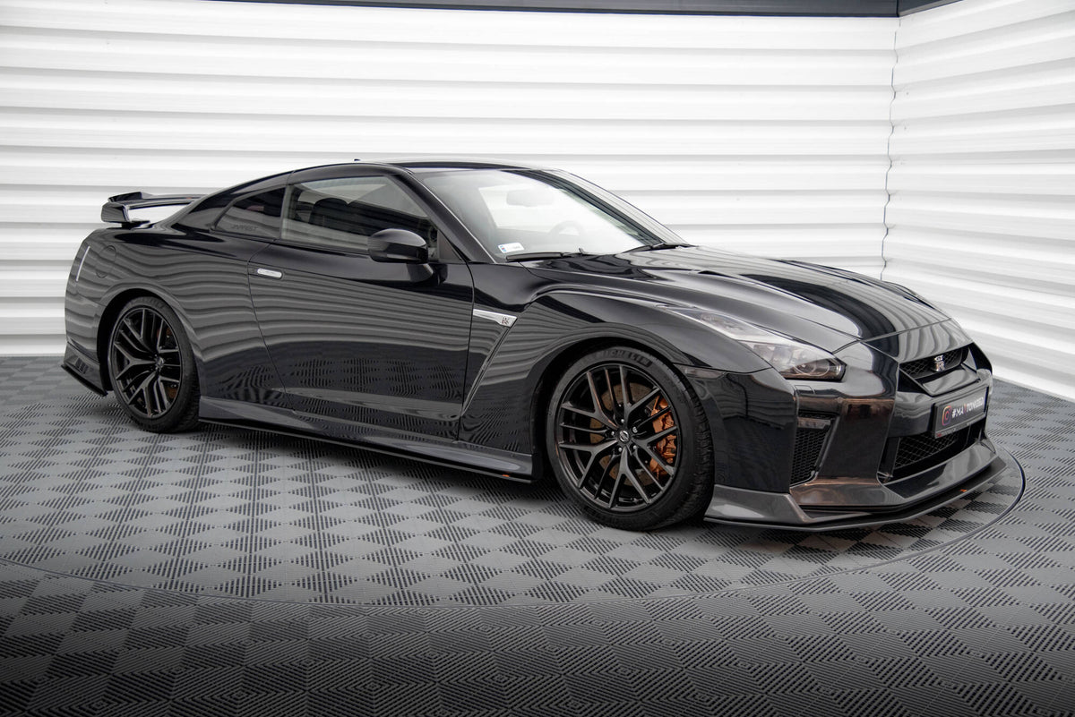 Street Pro Street+ Seitenschweller Leisten passend für Nissan GTR R35 Facelift – Ansicht 3