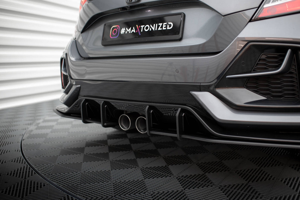 Street Pro Heck Ansatz Flaps Diffusor V.1 passend für Honda Civic Sport Mk 10 Facelift – Ansicht 3
