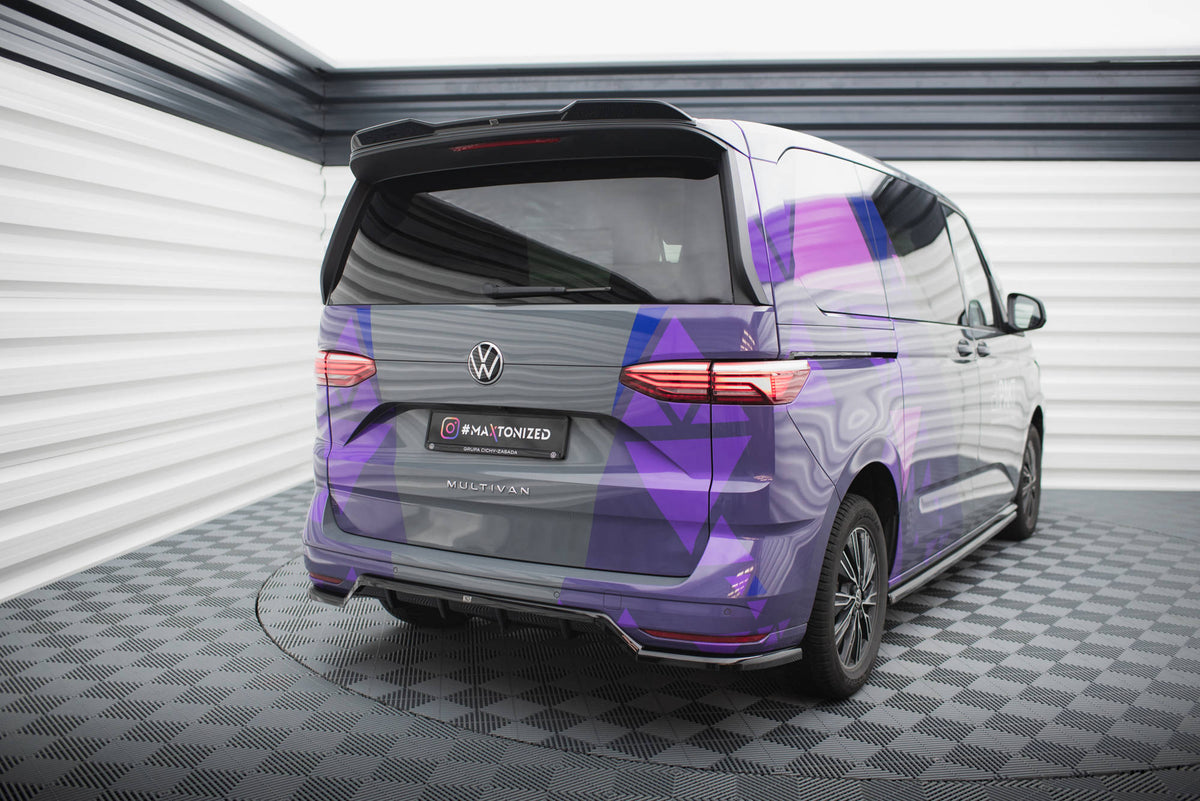 Street+ Mittlerer Diffusor RACE passend für VW Multivan T7 schwarz Hochglanz – Ansicht 4