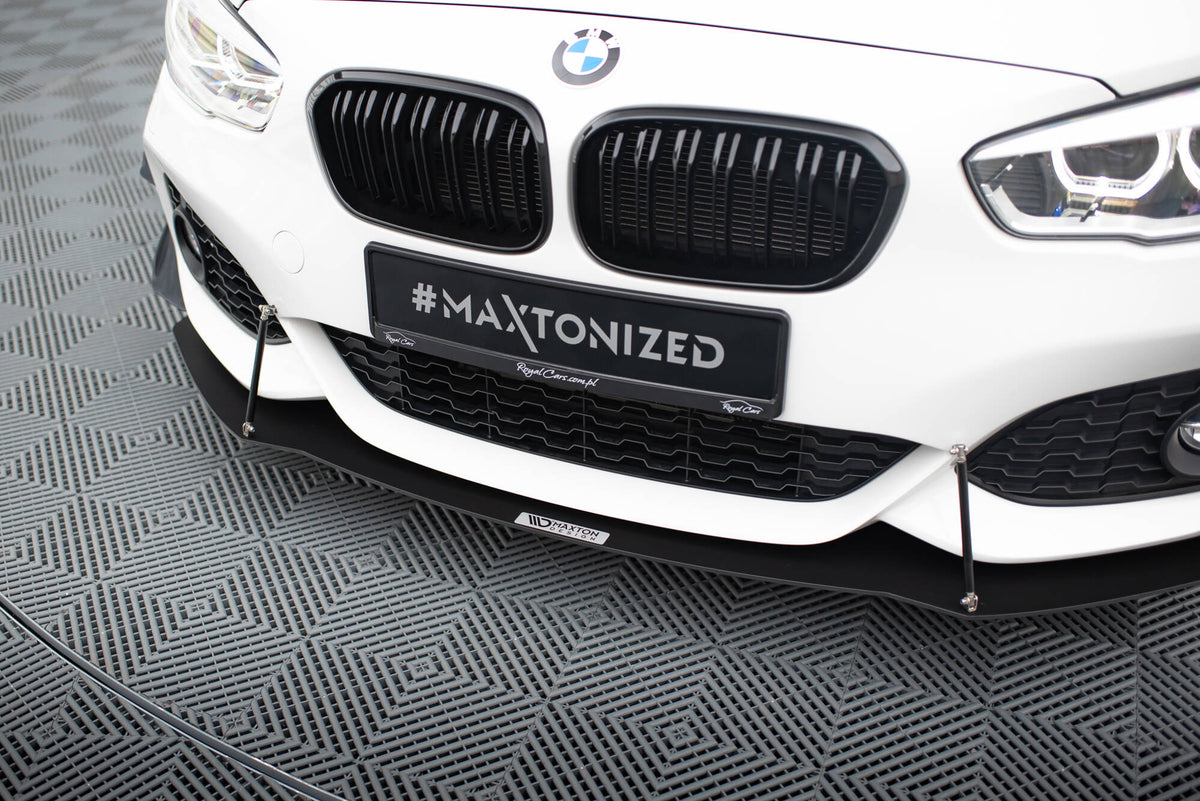 Racing Street+ Spoilerlippe Front Ansatz V.1 passend für BMW 1er F20/F21 M-Power FACELIFT – Ansicht 4
