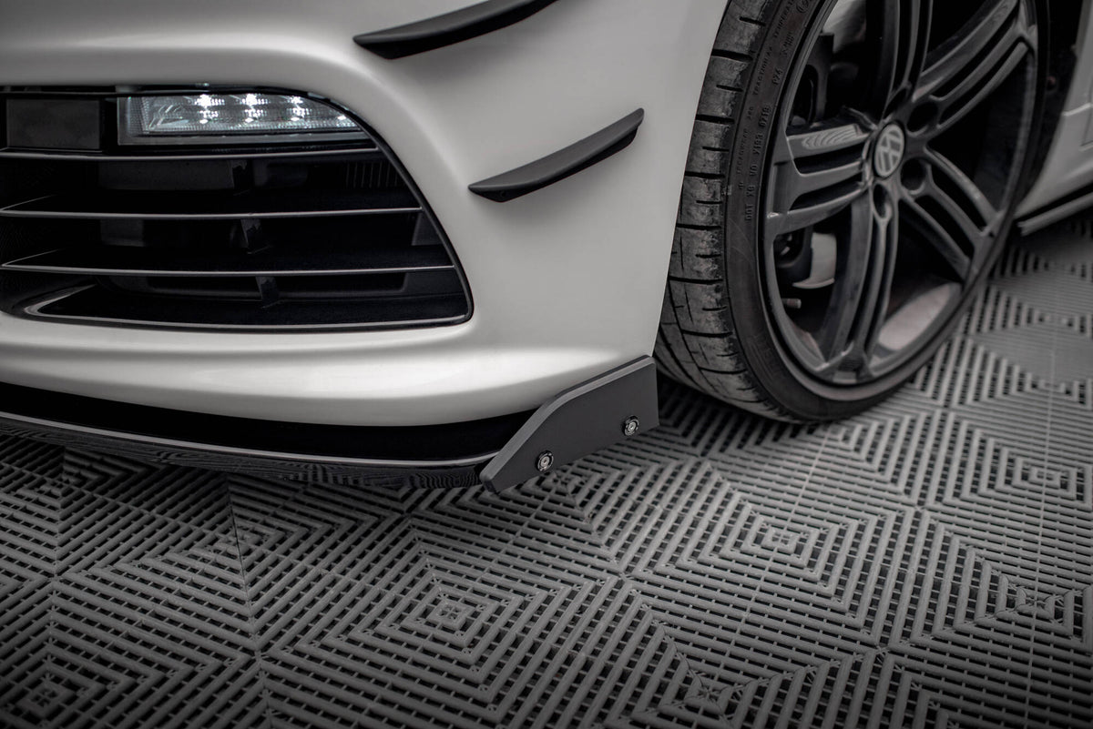 Street+ Spoilerlippe Front Ansatz V.3 + Flaps passend für VW Scirocco R Mk3 – Ansicht 4