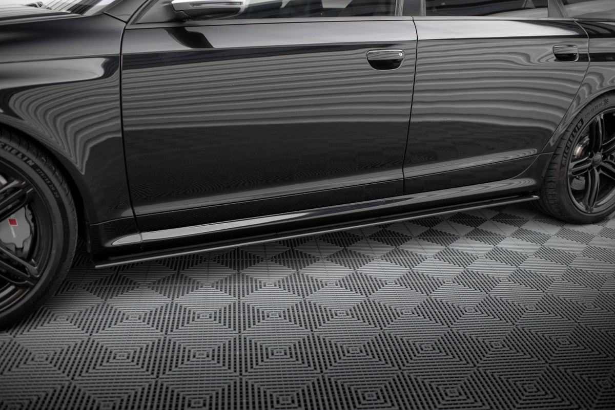 Street Pro Street+ Seitenschweller Leisten passend für Audi RS6 Avant C6 – Ansicht 1